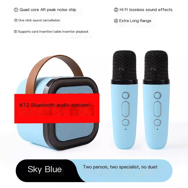 K12 Bluetooth Portable Wireless Karaoke Speaker System