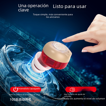 Bluetooth Hearing Amplifier with Magnetic Charging Case