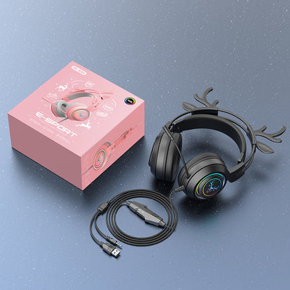 Wired PS5 Headset for Computer and Mobile Gaming