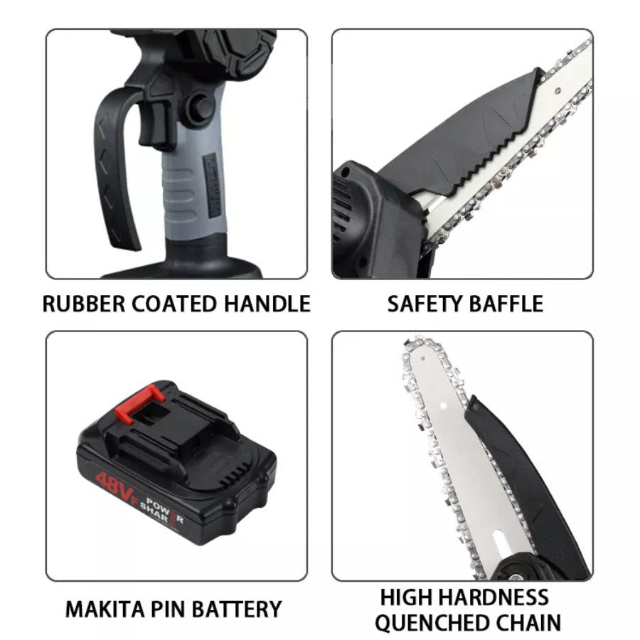 Wireless lithium electric saw, handheld mini electric saw,