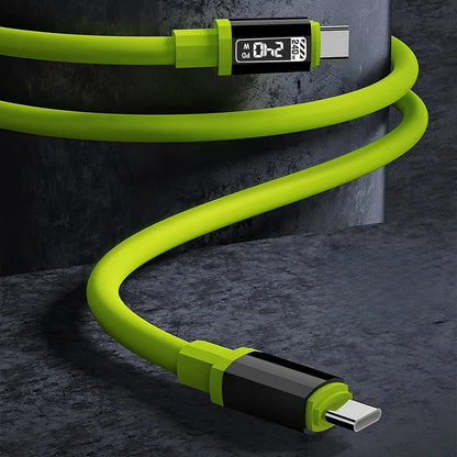 240W Type C To Type C Super Fast Charging Cable Universal High Power