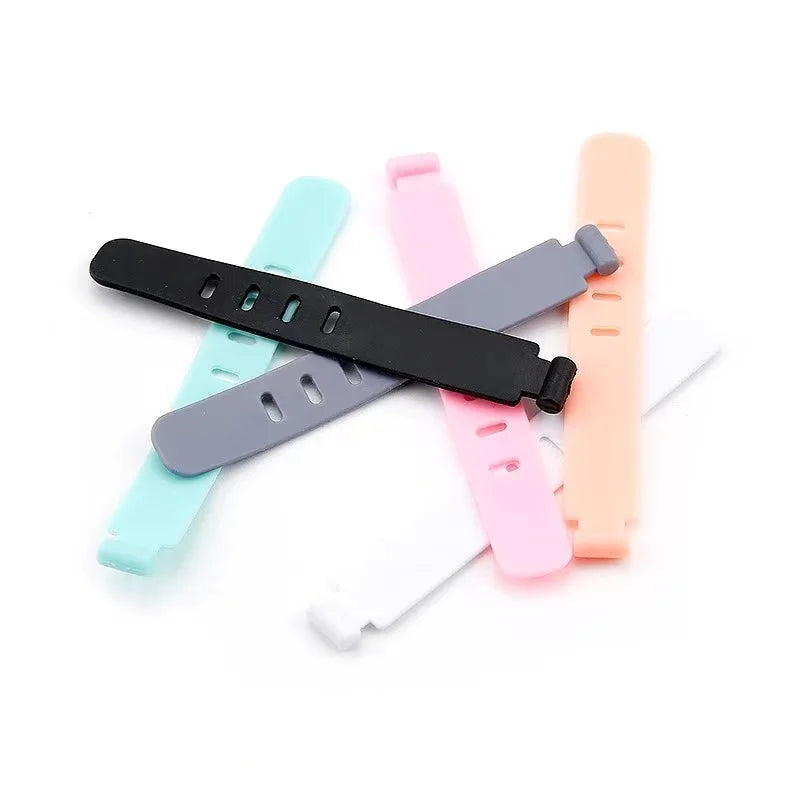 20pcs Cable Organizer Ties Clip Charger Cord Management Silicone Wire