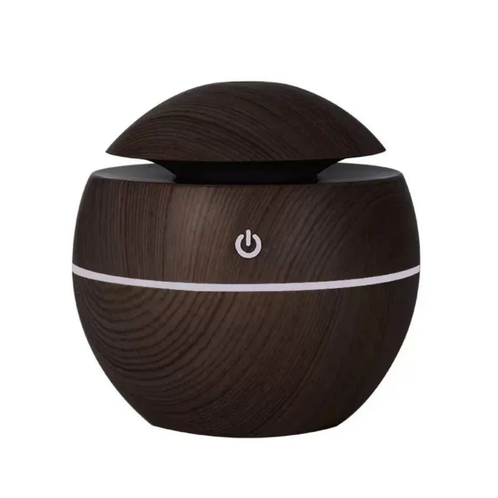Smart Desk Humidifier for Bedroom/Office  Ultrasonic Mist, Touch Control & Customizable Ambient Lighting Essential oils