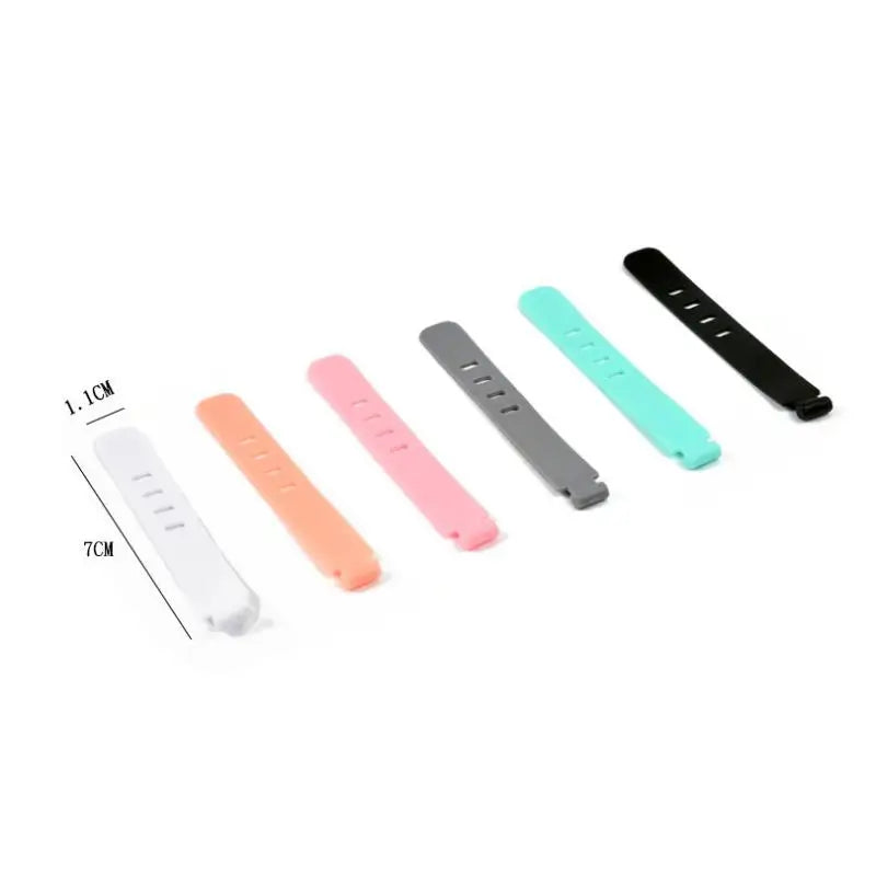 20pcs Cable Organizer Ties Clip Charger Cord Management Silicone Wire