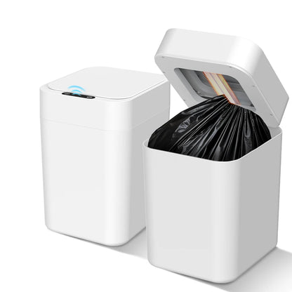 20L Automatic Self Changing Trash Can Self Sealing Self Bagging Motion Sensor Touchless Garbage Can for Kitchen Bathroom Office