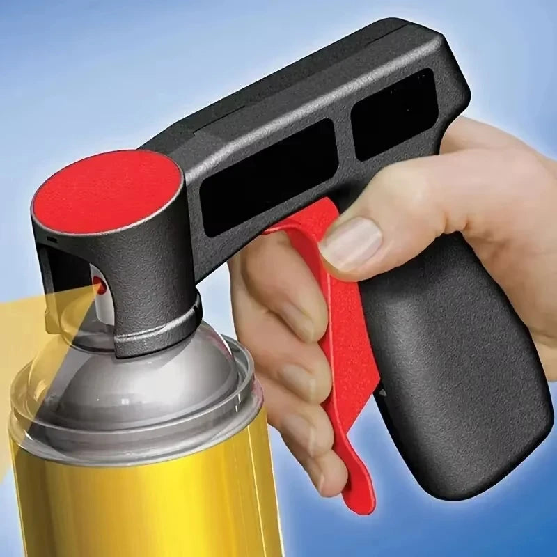 1 Pcs Plastic Portable Spray Paint Handle, Universal Reusable Car