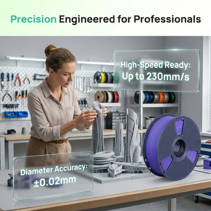 SUNLU Matte PLA filament 10kg 1.75mm 1roll/kg(2.2lbs)
