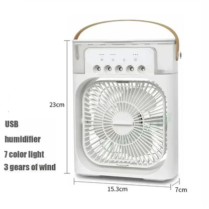 New 3 In 1 Mini Air Cooler Portable Fan Air Conditioner Humidifier
