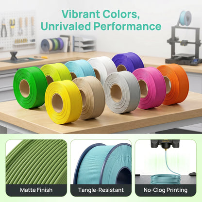 SUNLU Matte PLA filament 10kg 1.75mm 1roll/kg(2.2lbs)