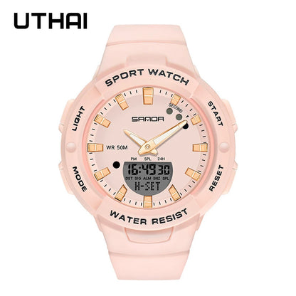 SAN DA Brand Watch For Sports 5 Bar Waterproof