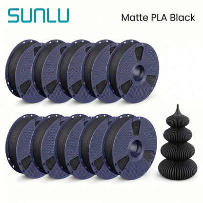 SUNLU Matte PLA filament 10kg 1.75mm 1roll/kg(2.2lbs)
