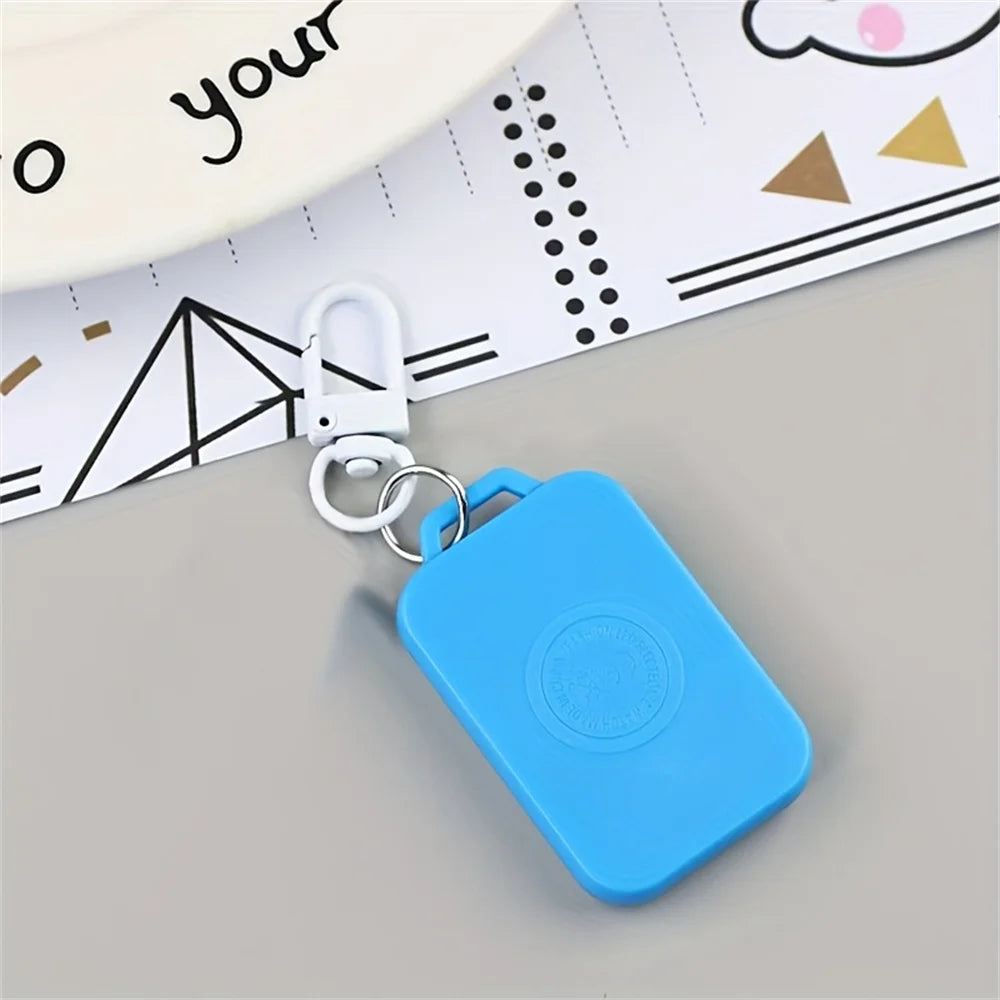 1/4pcs LED Keychain Pocket Watch Digital Display