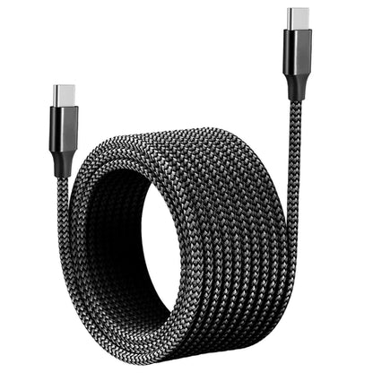60W PD USB-C to USB-C Fast Charging Cable Nylon Braided Type-C Data