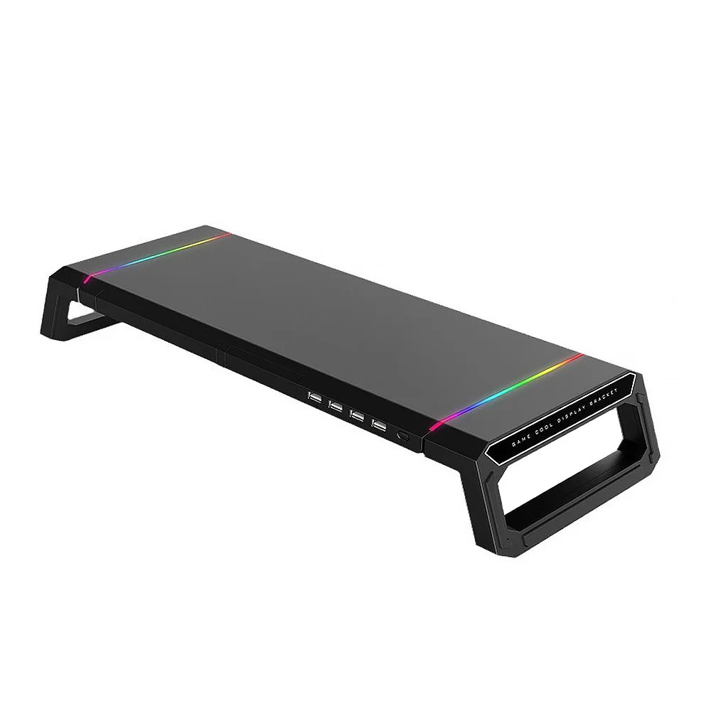 4 USB PC Monitor Stand