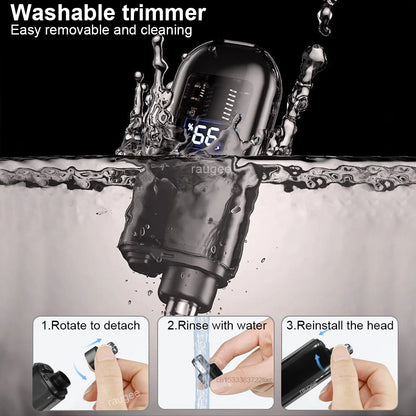 Nose Hair Trimmer Rechargeable Electric Nose Hair Remover Men Eyebrow