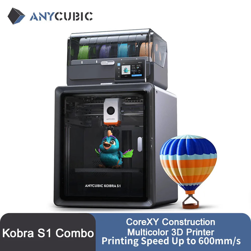 Anycubic Kobra S1 Combo Multi-Color 3D Printer