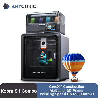 Anycubic Kobra S1 Combo Multi-Color 3D Printer