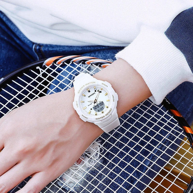 SAN DA Brand Watch For Sports 5 Bar Waterproof