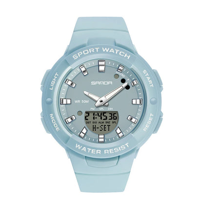 SAN DA Brand Watch For Sports 5 Bar Waterproof