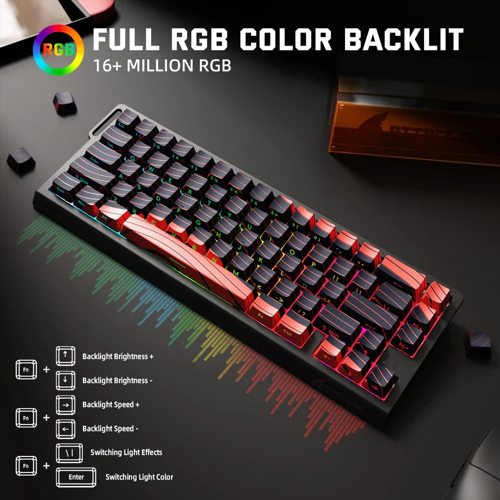 ATTACK SHARK X68PRO HE Wireless Rapid Trigger Gaming Keyboard
