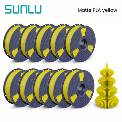 SUNLU Matte PLA filament 10kg 1.75mm 1roll/kg(2.2lbs)