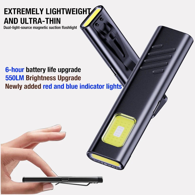 Security flashing work light warning light strong light mini portable