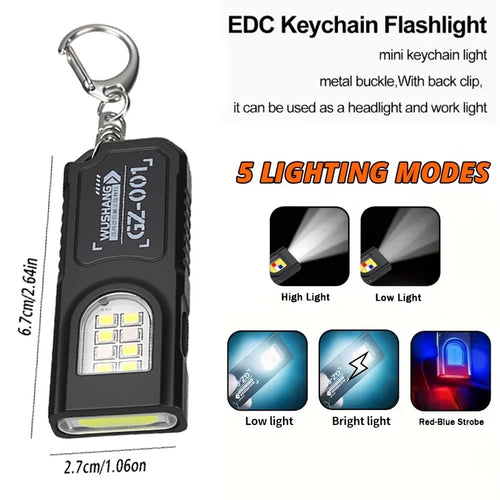 Security flashing work light warning light strong light mini portable