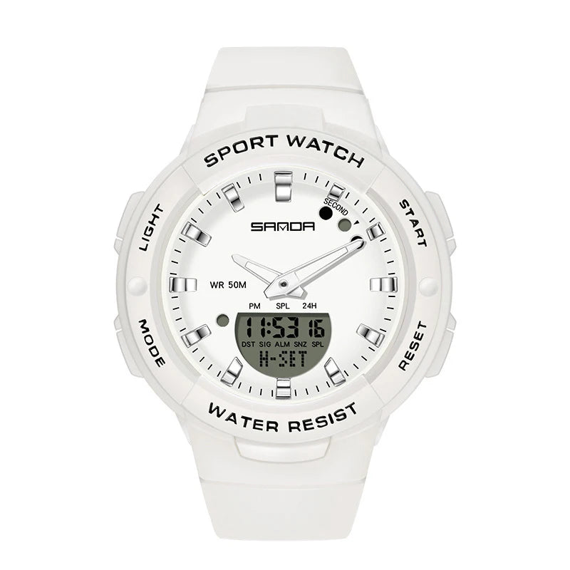 SAN DA Brand Watch For Sports 5 Bar Waterproof
