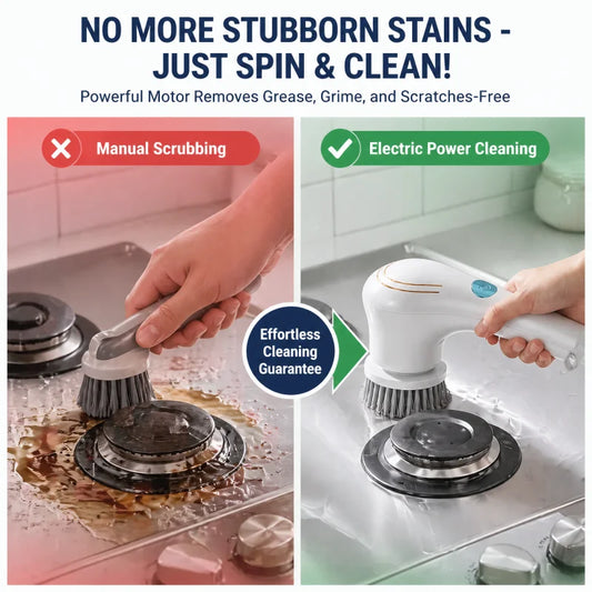 5-in-1 Rechargeable cordless electric Spin Scrubber