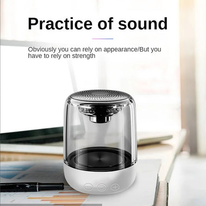 Portable Bluetooth Speaker with Colorful Lights